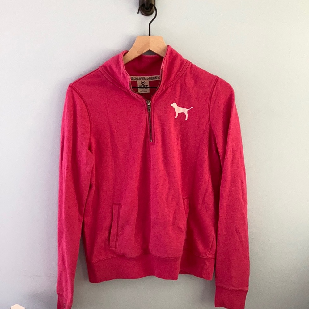 Victoria Secret PINK sweatshirt hot pink